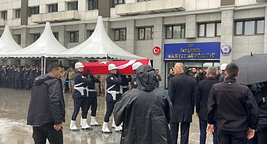 Şehit Polis Lütfü Baykar için İstanbul Emniyet Müdürlüğü'nde tören yapıldı