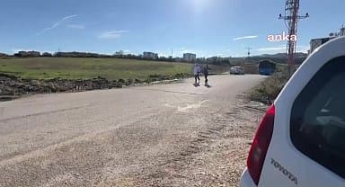 Sinop'ta KYK yurdu için, izin alınmadan arazisinden yol geçirilen vatandaş: "Sen benim yerime girip de taş döküp asfalt yapamazsın"