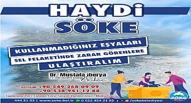 Söke Belediyesi'nden vatandaşlara bağış çağrısı