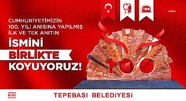 Tepebaşı'nda yapımı tamamlanan anıtın ismini Eskişehirliler belirliyor