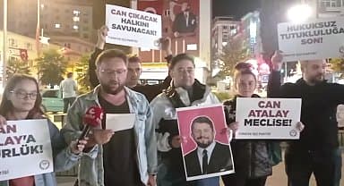 TİP'ten Bilecik'te "Can Atalay" protestosu: "Saraydan talimat beklediğiniz her gün, anayasayı çiğnemeye devam ettiğiniz bir gün olarak kaydediliyor halkın defterine"