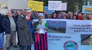 Trabzon'da maden ocağına tepki gösteren vatandaşlar: "Endemik bitkiler ve hayvan türleri yok edilecek. Bizi öldürmek istiyorlar"
