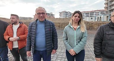 Turgutlu Belediye Başkanı Çetin Akın'dan Turgutlu'nun yeni Kültür Merkezi'ne inceleme