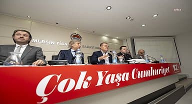 Vahap Seçer, Mersin Ticaret ve Sanayi Odası'nın Kasım Ayı Meclis Toplantısı'na katıldı