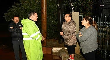 Yenişehir Belediyesi dün gece kent genelinde etkili olan yağışlar için teyakkuz halinde çalıştı