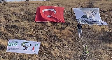 Yozgat'ta 'Milli Ağaçlandırma Günü' kapsamında fidanlar toprakla buluşturuldu