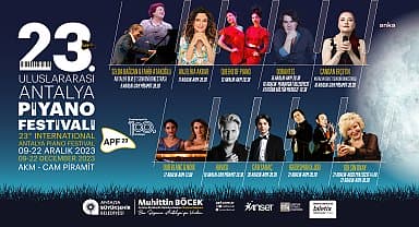 23'üncü Uluslararası Antalya Piyano Festivali başlıyor