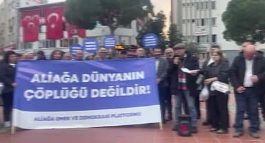 Aliağa "ölüm gemisine dur" dedi: "Türkiye, Avrupa'nın ve dünyanın çöplüğü değildir"