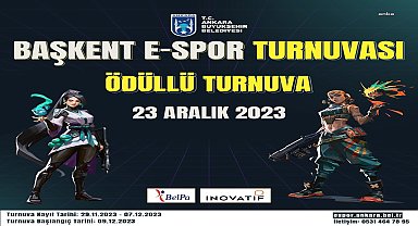 Ankara Büyükşehir Belediyesi Valorant E-Spor Turnuvasına ev sahipliği yapacak