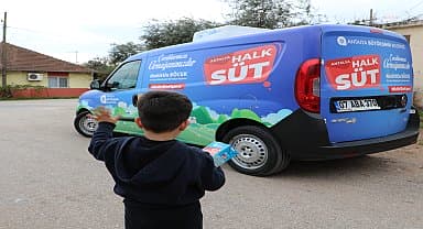 Antalya Büyükşehir'in Halk Süt Projesi'nden 23 bin 116 çocuk faydalandı