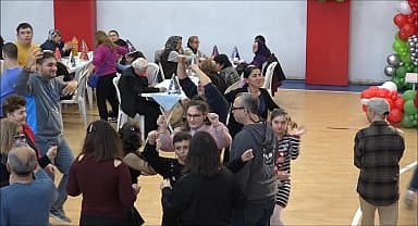 Balçova'da engelsiz yeni yıl partisi