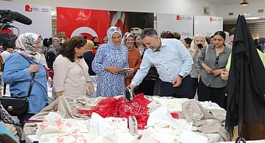 Bayraklılı üreten kadınlar el emeği ürünlerini görücüye çıkaracak
