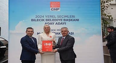 Bilecik Belediye Başkan Vekili Melek Mızrak Subaşı, aday adaylığı başvurusu yaptı