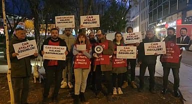 Bilecik'te TİP üyelerinden 'Can Atalay' çağrısı: "Derhal serbest bırakılmalıdır"