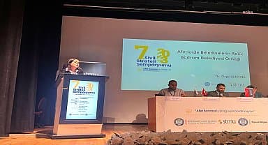 Bodrum Belediyesi, 7. Sivil Strateji Sempozyumu'na "Afetlerde Belediyelerin Rolü: Bodrum Belediyesi Örneği" sunumu ile katıldı