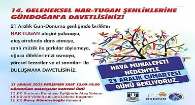 Bodrum'da Nar-Tugan etkinlikleri