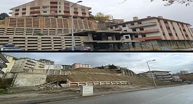 Çankaya Belediyesi, Sağlıklı Kentleşmeye Projesi kapsamında 25 yıllık metruk yapıyı yıktı