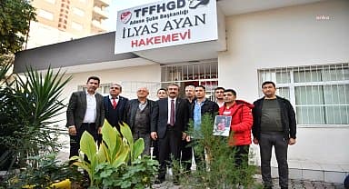 Çukurova Belediye Başkanı Çetin'den hakemlere "geçmiş olsun" ziyareti