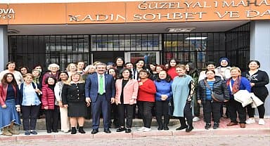 Çukurova Belediye Başkanı Çetin, kursiyer kadınlar ile buluştu