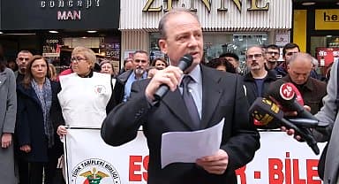 Eskişehir Bilecik Tabip Odası Başkanı Hamit Güçlüer'den TTB Merkez Konseyi'nin görevden alınmasına tepki: "Demokrasi tarihine kara bir leke olarak geçecektir"