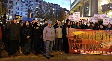 Eskişehir'de Özak Tekstil işçilerine destek yürüyüşü düzenlendi