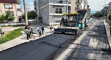 Gaziemir yollarında yoğun çalışma
