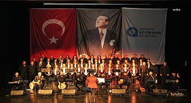 Gazipaşa Türk Halk Müziği Korosu konserine yoğun ilgi