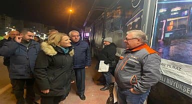 İzmit Belediye Başkanı Hürriyet, emekçi ziyaretlerine Yenidoğan'da devam etti 