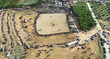 Kemalpaşa'da Geleneksel Deve Güreşi Festivali yapıldı