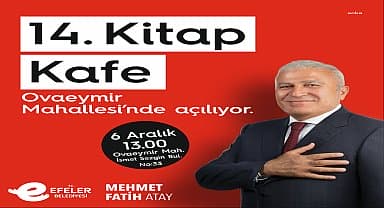 Kitap kafeler Efeler'i donatıyor