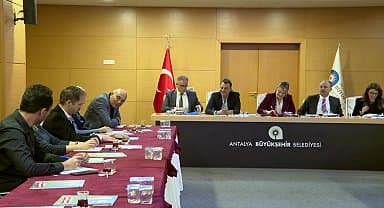 Konyaaltı sahili alan yönetimi yılsonu toplantısı yapıldı