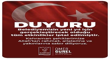 Kuşadası Belediyesi yeni yıl etkinliklerini iptal etti