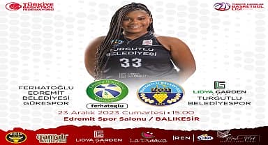Lidya Garden City Turgutlu Belediyesi Kadın Basketbol Takımı şampiyon adayına konuk oluyor