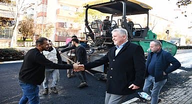 Lüleburgaz Belediyesi Büklüm Caddesi'nde onarım çalışmasını tamamladı