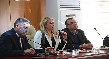 Merkezefendi Belediye Başkanı Doğan, TMMOB yetkilileri ile bir araya geldi