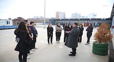 Merkezefendi Belediyesi'nin Atık Getirme Merkezi, ziyaretçilerini ağırladı