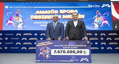 Mersin Büyükşehir'den amatör spor kulüplerine 7 milyon 470 bin TL destek