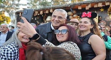 Mezitli'de yılbaşı coşkusu erken başladı