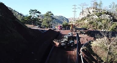 Muğla'da Bozburun içme suyu hattının 2 bin 500 metresi tamamlandı
