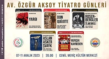 Özgür Aksoy Tiyatro Günleri, 7 Aralık'ta Perdelerini Açıyor