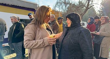 Safranbolu'da sıcak çorba ikramı
