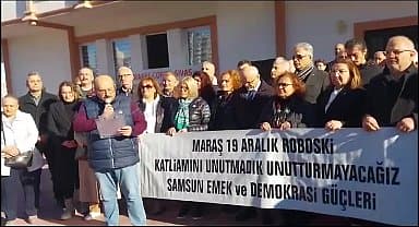 Samsun'da Psakd'den Maraş Katliamı anması