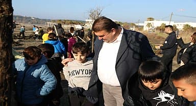 Seferihisar'da şehitlerin anısına fidan dikildi