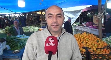 Sinop'ta pazarcı Kızıl: "Yeni yılda vergiler ve aldığımız ürünler pahalandıkça bizim kazancımız yine düşük olacak"