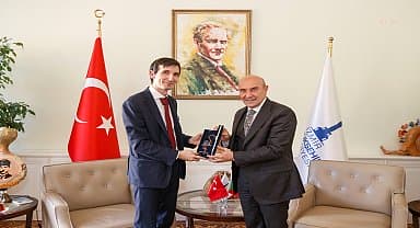 Soyer, İtalya'nın İzmir Konsolosu Daniele Bianchi'yi ağırladı
