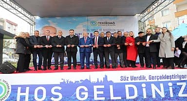 Tekirdağ Kapaklı'da 100. Yıl Meydanı törenle hizmete açıldı