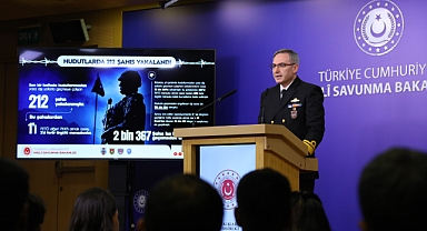 Tuğamiral Zeki Aktürk: “Yıl içinde etkisiz hale getirilen terörist sayısı 2 bin 32'ye ulaştı”