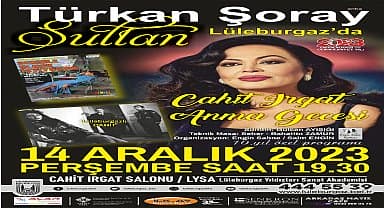 Türkan Şoray, Lüleburgaz'daki Cahit Irgat'ı Anma Gecesi'ne katılacak