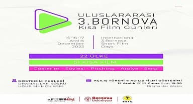 Uluslararası Bornova Kısa Film Günleri için geri sayım