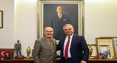 Uysal'dan Büyükerşen'e nezaket ziyareti